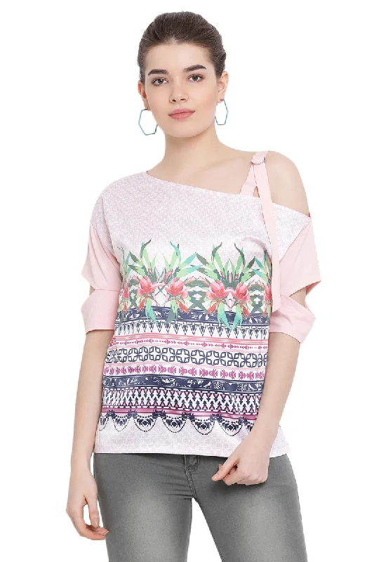 Roseate Garden Single Off Shoulder Top