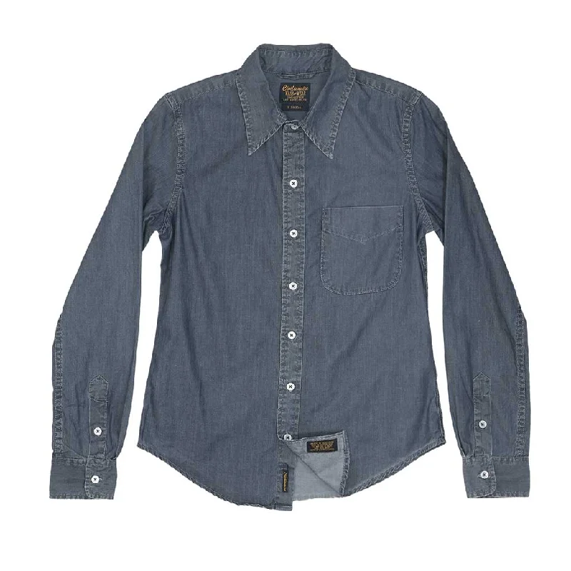 Single Pocket Shirt 4 oz. Denim - Dark Vintage Wash SF01