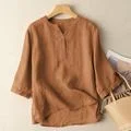 FashionSierra - Vintage Solid Color Blouses