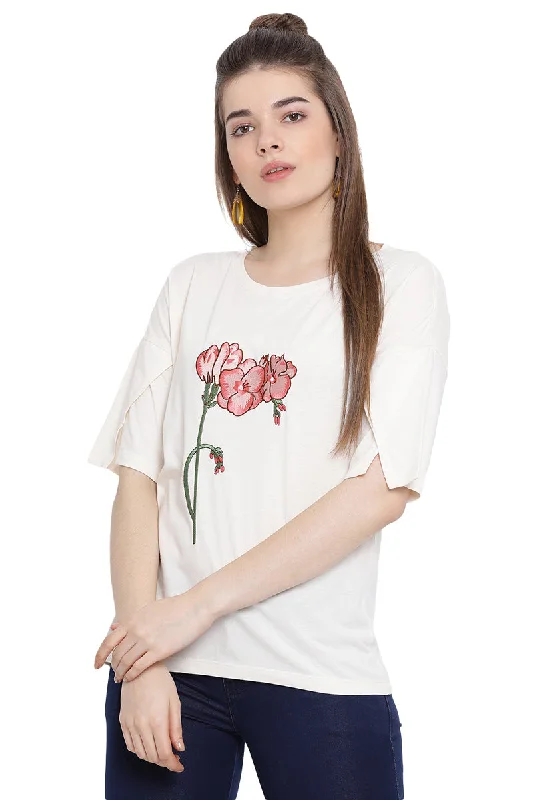 Wild Flower Layered Sleeve Top