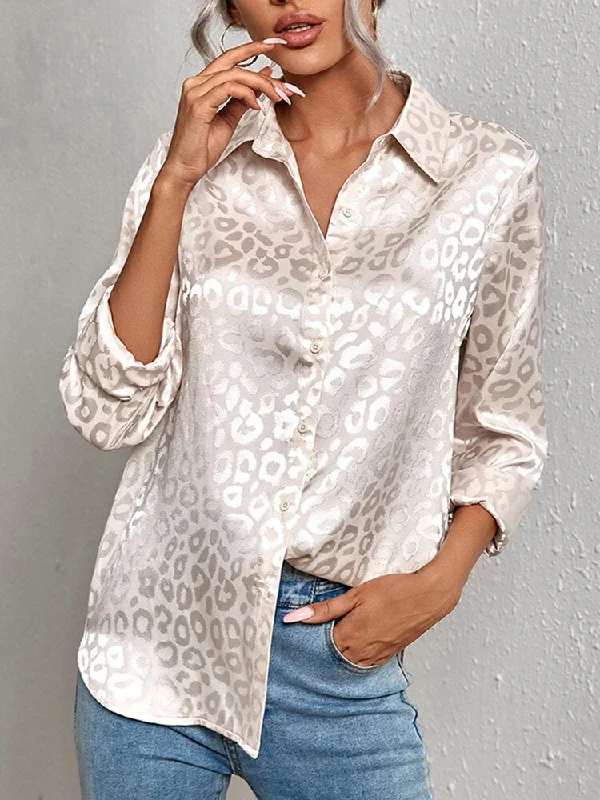 FashionSierra - Leopard Print Luxury Blouse