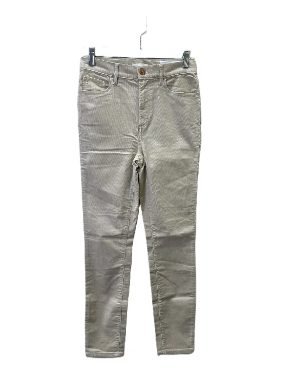 Pants Corduroy By Loft In Taupe, Size: 4