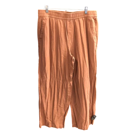 Pants Wide Leg By Old Navy In Tan, Size: L