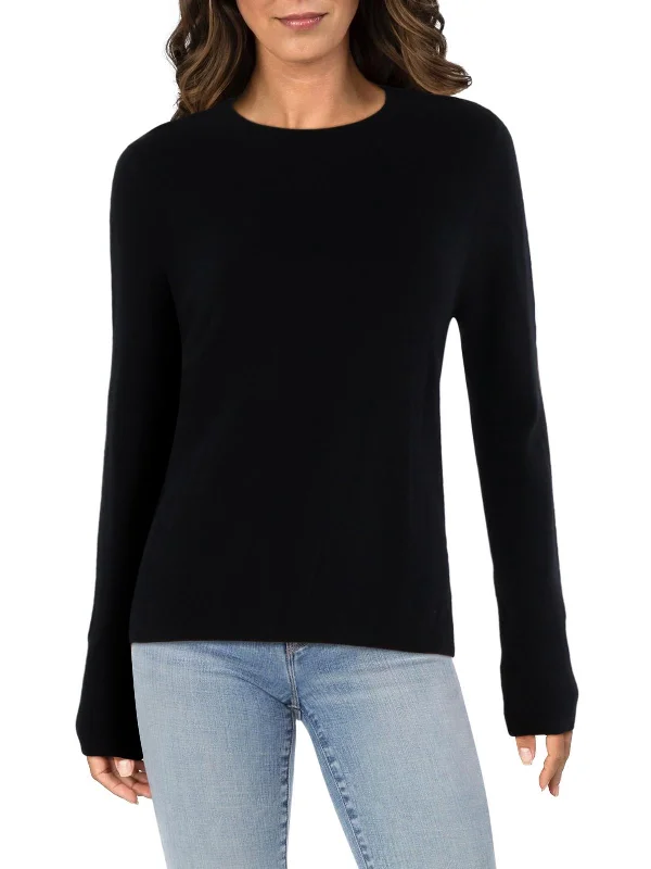 Womens Cashmere Crewneck Pullover Sweater