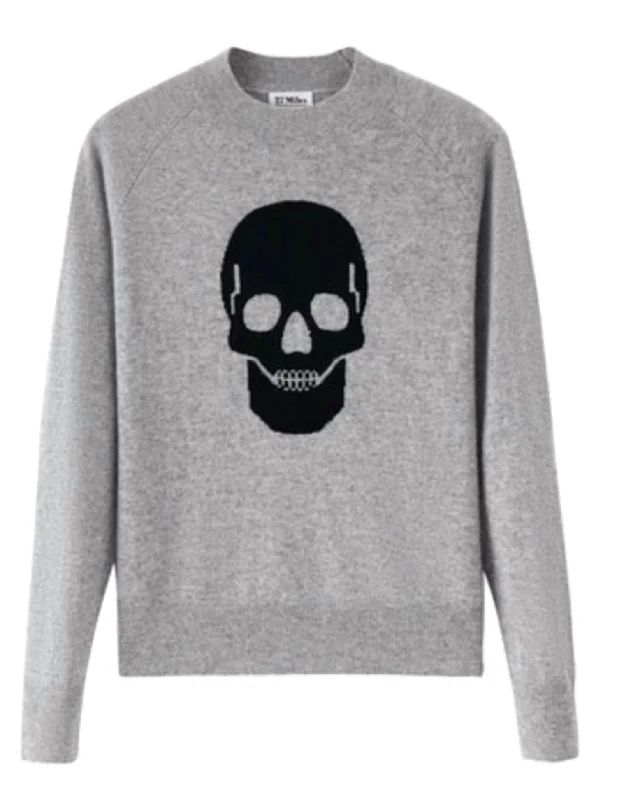 Women's Jesibel Skull Sweater In Heather