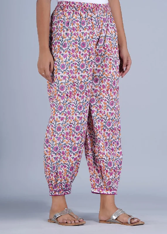 Violet Printed Afghani Pants